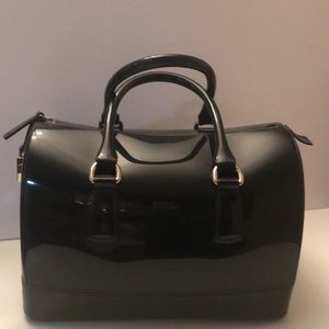 Furla Black jelly purse